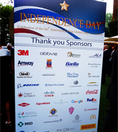 Cavalieri di Colombo sponsor 241esima festa per l'indipendenza USA