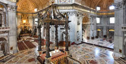 Baldacchino di Gian Lorenzo Bernini Basilica di San Pietro